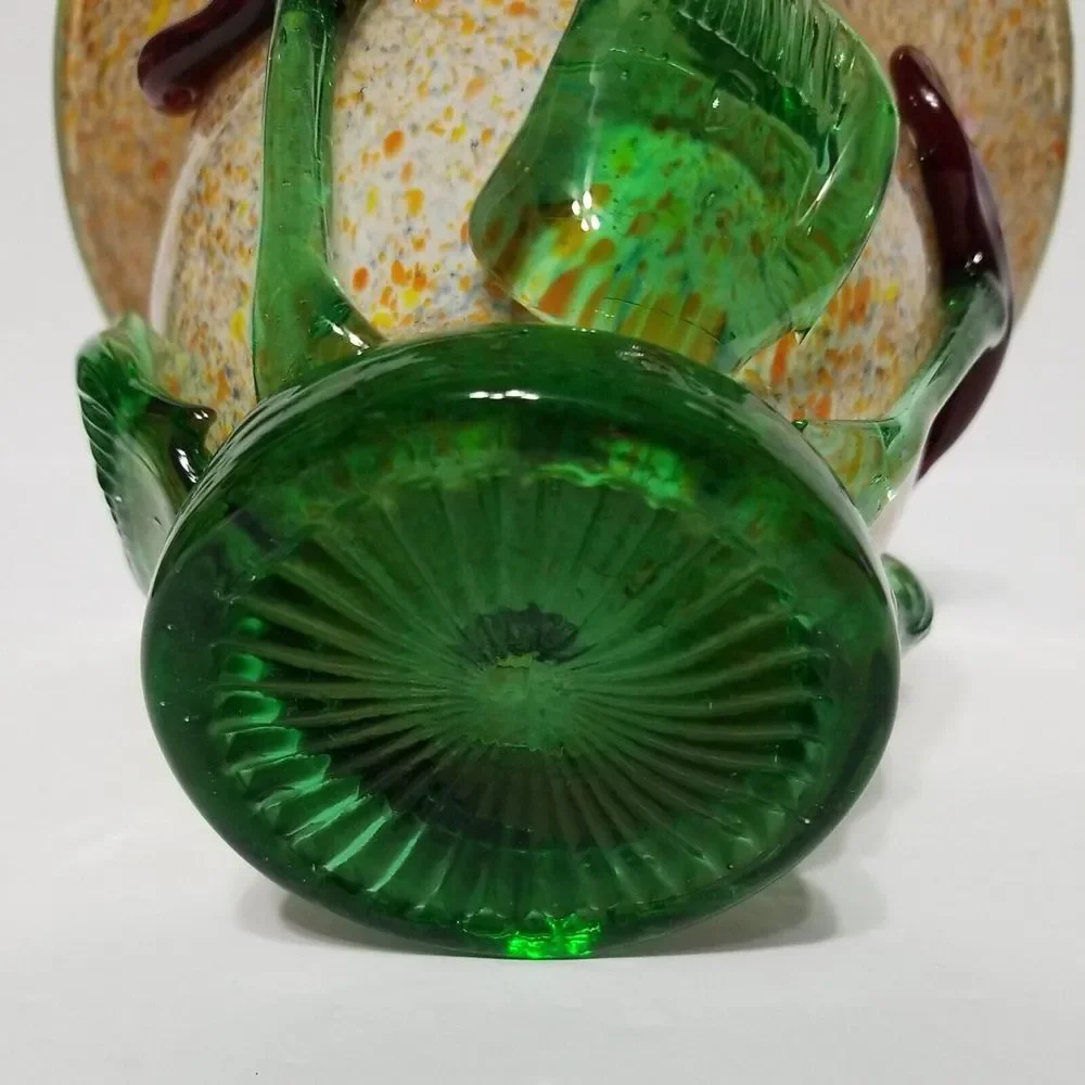 Vintage Italian Murano Art Glass‎ Planter Vase, 5 1/4